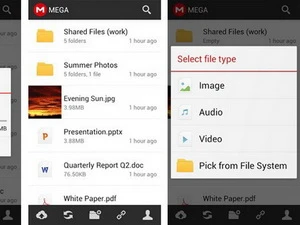 Dịch vụ lưu trữ Mega của Dotcom cập bến Android
