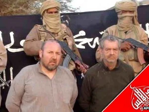 Nhà địa chất người Pháp Philippe Verdon (phải) bị các phần tử al-Qaeda bắt cóc. (Nguồn: AFP)