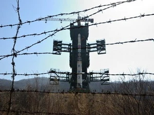 Tên lửa đẩy Unha-3 của Triều Tiên (Nguồn: AFP)