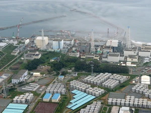 Nhà máy điện hạt nhân Fukushima số 1 đang trong quá trình sửa chữa. (Nguồn: Reuters)