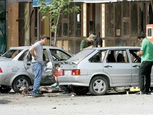 Hiện trường một vụ đánh bom ở Chechnya. Ảnh minh họa. (Nguồn: Reuters)