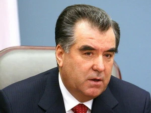 Tổng thống Tajikistan Emomali Rakhmon. (Nguồn: AFP)