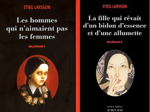 Bộ tiểu thuyết 1 và 2 "Millennium" của nhà văn Stieg Larsson. (Ảnh: Internet)