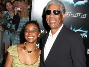 Morgan Freeman cùng cô cháu gái. (Nguồn: Internet)