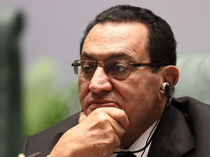 Tổng thống Ai Cập Hosni Mubarak phát biểu khai mạc hội nghị. (Nguồn: Getty Images)