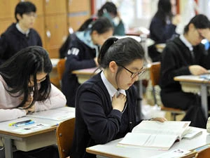 Học sinh ở Hàn Quốc. (Nguồn: Internet)