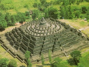 Ngôi đền cổ phật giáo Borobodur. (Nguồn: atmann.net)