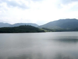Hồ chứa nước Mạch Điểu. (Ảnh: Trang tin điện tử UBND tỉnh Quảng Ngãi)