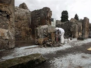 Một góc khu di sản văn hóa thế giới Pompeii. (Nguồn: Reuters)