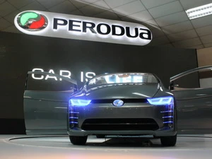 Perodua giới thiệu sản phẩm trong một cuộc triển lãm. (Nguồn: says.com)