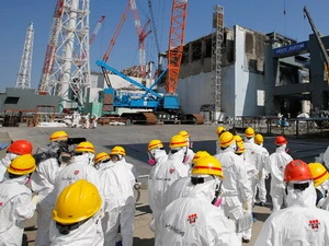 Nhà máy hạt nhân Fukushima số 1. (Nguồn: AFP)