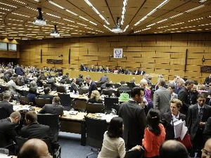 Một phiên họp của Hội đồng Thống đốc IAEA( Ảnh: AFP/TTXVN)
