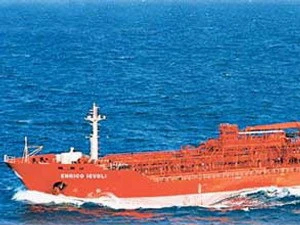 Tàu chở dầu Enrico Ievoli. (Nguồn: Reuters)