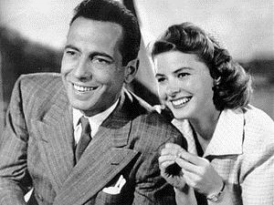 Hai diễn viên chính trong bộ phim "Casablanca" - công chiếu năm 1942. (Nguồn: Internet)