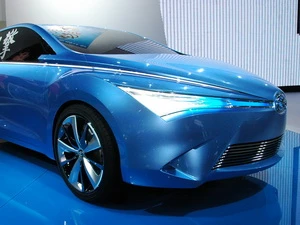 Mẫu xe hơi hybrid mới Toyota Yundong Shuangqing. (Nguồn: Internet)