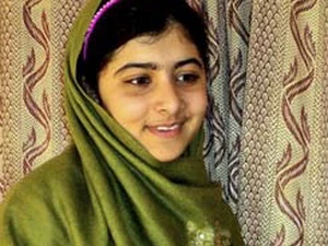 Cô gái dũng cảm Malala Yousafzai đã dám đứng lên đấu tranh cho quyền bình đẳng nữ giới. (Nguồn: Reuters)