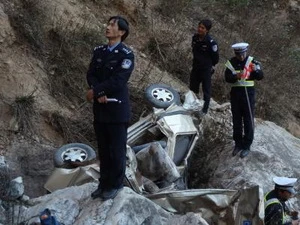 Một vụ tai nạn tại Trung Quốc ngày 7/2. (Nguồn: THX/TTXVN)
