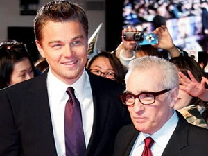 Đạo diễn Martin Scorsese và ngôi sao điện ảnh Leonardo DiCaprio sẽ tái hợp trong tác phẩm điện ảnh mới "The Wolf of Wall Street." (Nguồn: Internet)