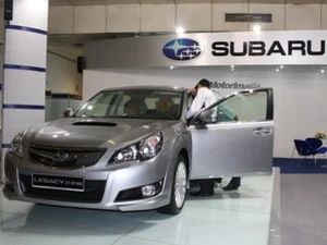 Gian hàng của Subaru tại Saigon Autotech lần 6. (Nguồn: Internet)