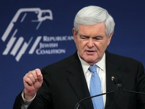 Ứng cử viên tổng thống Mỹ Newt Gingrich. (Nguồn: Getty Images)