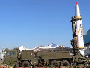 Tên lửa đạn đạo Prithvi-II của Ấn Độ. (Nguồn: Internet)
