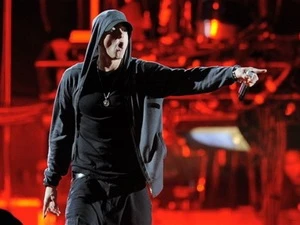 Tay rapper Eminem. (Nguồn: AP)