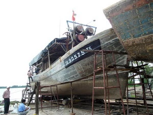 Tàu cá vỏ sắt. (Nguồn: daidoanket.vn)