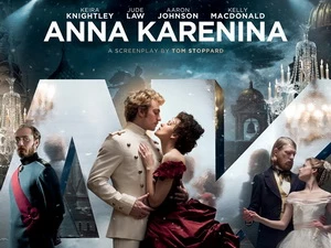 Poster của Anna Karenina phiên bản Anh.