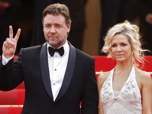 Russell Crowe và người vợ cũ ngày còn mặn nồng (Nguồn: AFP)