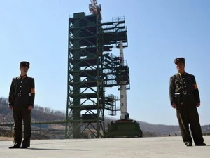 Tên lửa Unha 3 của Triều Tiên (Nguồn: AFP)