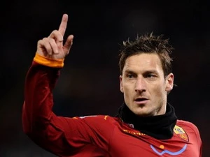 Francesco Totti hiện là chân sút vĩ đại thứ hai trong lịch sử Serie A (Nguồn: AFP). 
