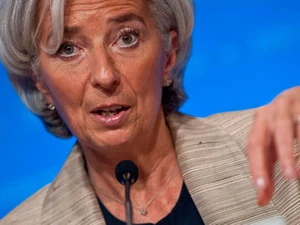 Tổng giám đốc Quỹ tiền tệ quốc tế (IMF) Christine Lagarde (Nguồn: AFP)