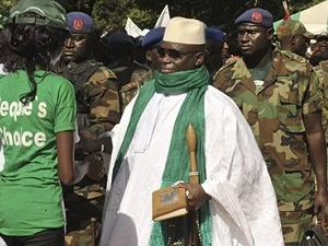 Tổng thống Gambia Yahya Jammeh (Nguồn: AFP)