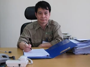 Ông Nguyễn Văn Thiệu, Phó Giám đốc nhà máy Đạm Than Ninh Bình (Ảnh: Đức Duy/Vietnam+)