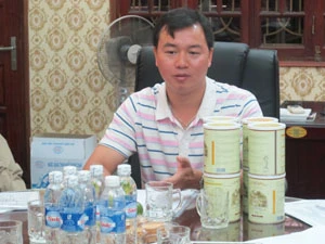 Ông Đặng Quang Mạnh, Giám đốc Công ty TNHH Mạnh Cầm (Ảnh: Đức Duy/Vietnam+)