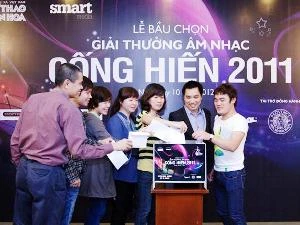 Buổi bầu chọn giải Cống hiến 2013 sẽ diễn ra vào trung tuần tháng 4 ở Hà Nội và Thành phố Hồ Chí Minh. (Ảnh: BTC)