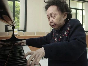 Nữ nghệ sĩ Thái Thị Liên sẽ biểu diễn một tiết mục piano dù bà đã ở tuổi 95 (Nguồn: Internet)
