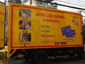 Xe ATM lưu động của DongABank. (Nguồn: Internet).
