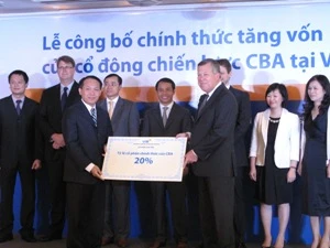 CBA đã hoàn tất việc đầu tư thêm 1.150 tỷ đồng vào VIB để nâng tỷ lệ sở hữu lên 20%. (Nguồn: VIB).