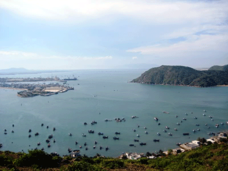 Thương cảng Thị Nại ngày nay. (Nguồn: Bảo tàng Lịch sử Quốc gia)
