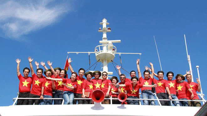 Lễ xuất quân hành trình 'Tuổi trẻ vì biển đảo quê hương' năm 2019