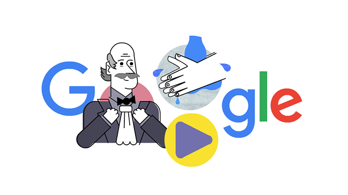 Google vinh danh người đầu tiên khám phá lợi ích y tế của rửa tay