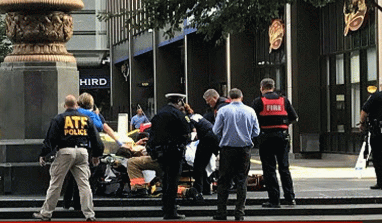 Cảnh sát Mỹ tại hiện trường vụ xả súng. (Nguồn: newschannel6now.com)