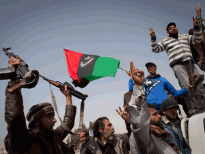 Lực lượng nổi dậy tại Libya.