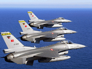 Máy bay F16 của không quân Thổ Nhĩ Kỳ