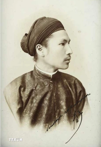 Ảnh Vua Hàm Nghi, cựu Hoàng đế An Nam vào khoảng năm 1900. (Ảnh: TTXVN phát)