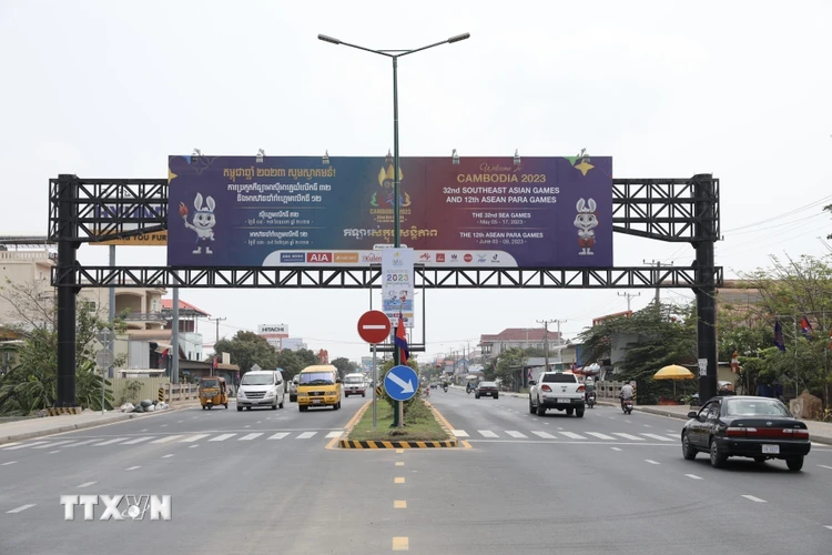 Chỉ còn một tuần nữa, Đại hội Thể thao Đông Nam Á lần thứ 32 (SEA Games 32) sẽ chính thức khai mạc tại Thủ đô Phnom Penh (Campuchia). (Ảnh: Minh Quyết/TTXVN)