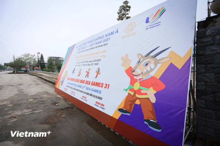 Tỉnh Bắc Ninh tổ chức 4 môn thi đấu tại SEA Games 31 gồm boxing, kickboxing, bóng ném và quần vợt. (Ảnh: PV/Vietnam+)