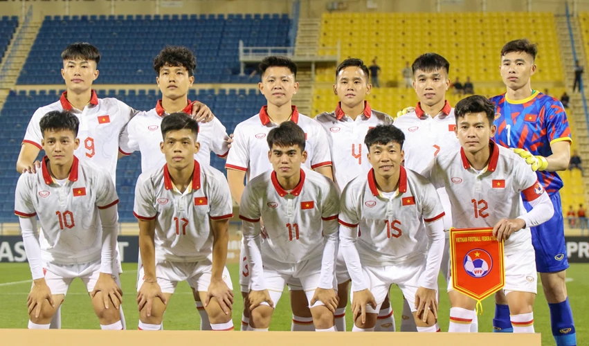 U23 Việt Nam tung ra đội hình mạnh nhất khi đối đầu U23 Iraq vào rạng sáng nay (23/3) trong khuôn khổ giải quốc tế U23 Doha Cup 2023. (Ảnh: VFF)