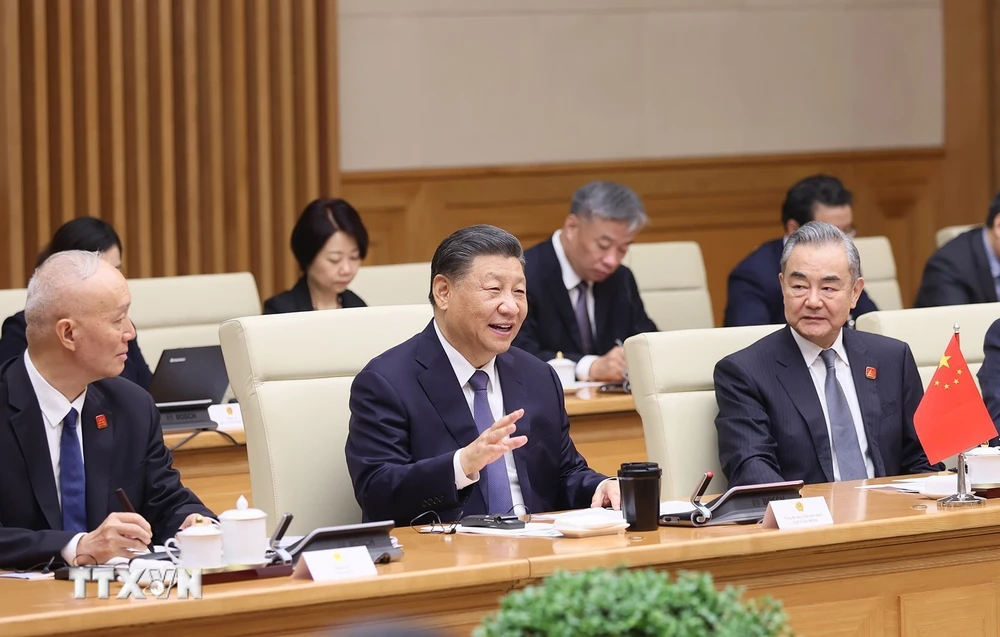 Thủ tướng Phạm Minh Chính hội kiến Tổng Bí thư, Chủ tịch nước Trung Quốc- Ảnh 5.